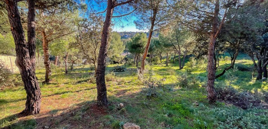 Fabulosa parcela de 1.780 metros cuadrados en la urbanización JaraBeltrán, Valdemorillo con excepcionales vistas.