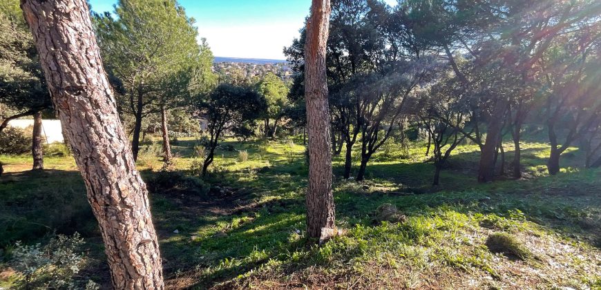 Fabulosa parcela de 1.780 metros cuadrados en la urbanización JaraBeltrán, Valdemorillo con excepcionales vistas.