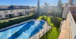 Alquiler Espléndido piso con gran terraza y chimenea francesa, orientado al sur-este, en el centro de Pozuelo de Alarcón.